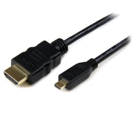 StarTech.com HDADMM1M HDMI cable HDMI Type A (Standard) HDMI Type D (Micro) Black_Med