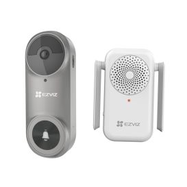 EZVIZ DB2 3MP Battery Video Doorbell Grey