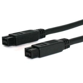 StarTech.com 10 ft 1394b Firewire Cable 9-9 Pin M-M 3.05 m Black_Med