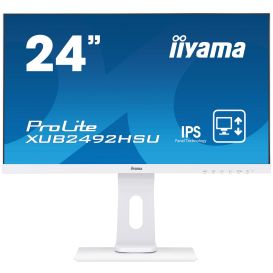 iiyama ProLite XUB2492HSU-W1 LED display 60.5 cm (23.8") 1920 x 1080 pixels Full HD White_Med