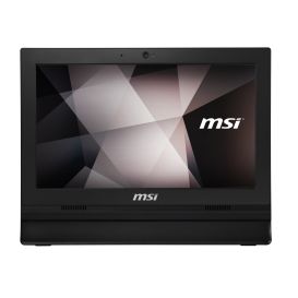 MSI Pro 16T 10M-001XEU 39.6 cm (15.6") 1366 x 768 pixels Touchscreen IntelÂ® CeleronÂ® 4 GB DDR4-SDRAM 256 GB SSD All-in-One PC Wi-Fi 5 (802.11ac) Black_Med