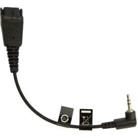 Jabra 8800-00-46 audio cable 0.15 m QD 2.5mm jack Black_Med