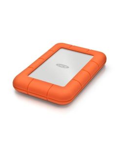 LaCie Rugged Mini external hard drive 1000 GB Orange, Silver_Med