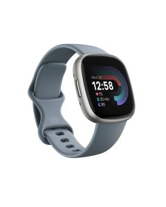 Fitbit Versa 4 Digital Touchscreen Platinum GPS (satellite)