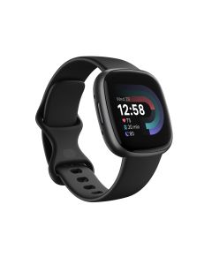 Fitbit Versa 4 Digital Touchscreen Graphite GPS (satellite)