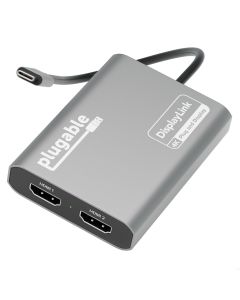 Plugable USB-C Dual 4K HDMI Adapter