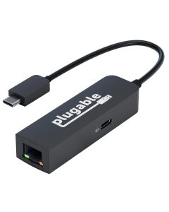 Plugable USB-C to 2.5 Gbps Ethernet Adapter with 100W USB-C Charging