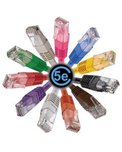 Cat5e RJ45 U/UTP 24AWG Network Patch Leads