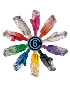 Cat6 RJ45 U/UTP 24AWG Network Patch Leads