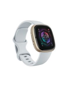 Fitbit Sense 2 GPS Smartwatch - Blue Mist / Soft Gold