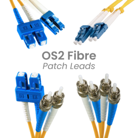 Cablenet OS2 9/125 Yellow LSOH Fibre Patch Leads