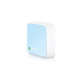 TP-LINK 300Mbps Wireless N Nano Router wireless router Fast Ethernet Single-band (2.4 GHz) 4G Blue, White_Med