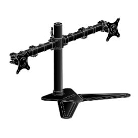 iiyama DS1002D-B1 monitor mount / stand 76.2 cm (30") Black_Med