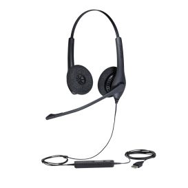 Jabra Biz 1500 Duo USB Headset Wired Head-band Office/Call center USB Type-A Black_Small