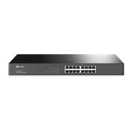 TP-LINK TL-SG1016 network switch Unmanaged Gigabit Ethernet (10/100/1000) 1U Black_Med