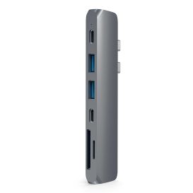 Satechi ST-CMBPM interface hub USB 3.2 Gen 1 (3.1 Gen 1) Type-C 40000 Mbit/s Grey_Med