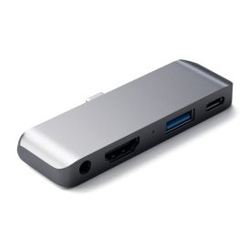 Satechi ST-TCMPHM interface hub USB 3.2 Gen 1 (3.1 Gen 1) Type-C 5000 Mbit/s Grey_Med