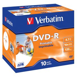 Verbatim 43521 blank DVD 4.7 GB DVD-R 10 pc(s)_Med