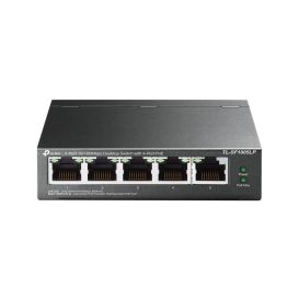 TP-LINK TL-SF1005LP network switch Unmanaged Fast Ethernet (10/100) Power over Ethernet (PoE) Black_Med