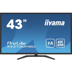 iiyama ProLite X4373UHSU-B1 computer monitor 108 cm (42.5") 3840 x 2160 pixels 4K Ultra HD Black_Med