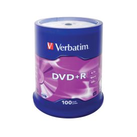 Verbatim DVD+R Matt Silver 4.7 GB 100 pc(s)_Med