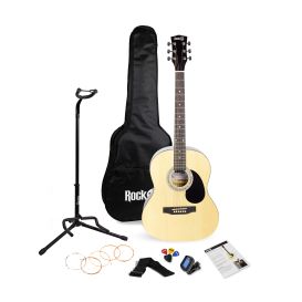 PDT RockJam Wall Mountable Universal Guitar Hanger with Padded Arms Lessons