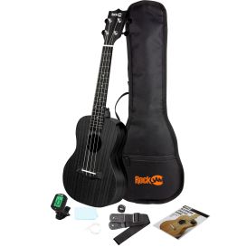 PDT RockJam Full Size Electric Guitar Kit with 10 Watt Guitar Amp Gig Bag Picks Whammy Lead Spare Strings Lessons
