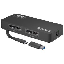 Plugable Technologies USBC-6950UE notebook dock/port replicator Wired USB 3.2 Gen 1 (3.1 Gen 1) Type-C Black