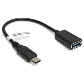 Plugable Technologies USBC-AF3 USB cable 0.2 m USB 3.2 Gen 1 (3.1 Gen 1) USB A Black