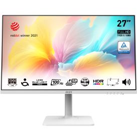 MSI Modern MD272XPW 27 Inch FHD Office Monitor - 1920 x 1080 Built-in Speakers
