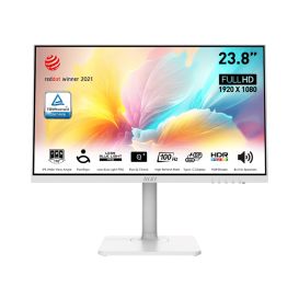 MSI Modern MD2412PW 23.8 Inch FHD Office Monitor - 1920 x 1080 IPS Panel, 100 Hz - White