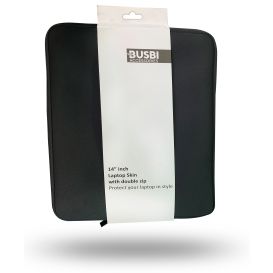 Busbi 14 Inch Neoprene Padded Protective Laptop Sleeve with Dual Zips