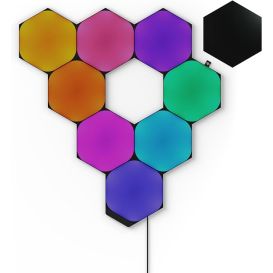 Nanoleaf Shapes Black Hex Starter Kit 9P