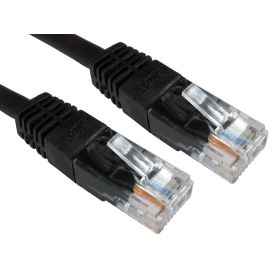 CMS Cables 0.5m Cat6 Networking Patch Cable - Black