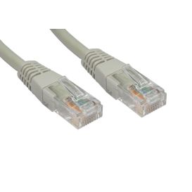 CMS Cables 1m Cat6 Networking Patch Cable - Grey