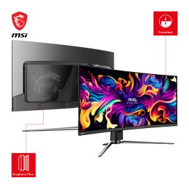 MSI MAG 341CQP QD-OLED 34 Inch 3440 x 1440 Quantum Dot OLED Panel Black
