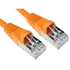 CMS Cables 15m Cat6A Patch Cable - Orange