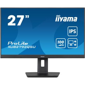 iiyama ProLite computer monitor 68.6 cm (27") 2560 x 1440 pixels Full HD LED Black