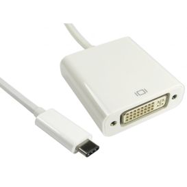 CMS Cables 15CM USB TYPE C M - DVI F ADAP