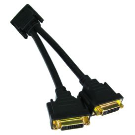 CMS Cables DVI-D M to 2x F Splitter Cable