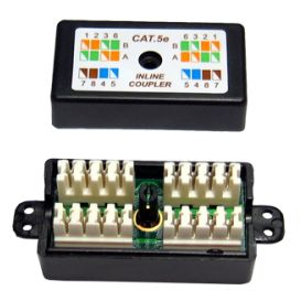 CMS Cables Cat5e Punchdown / Krone Coupler (Black)