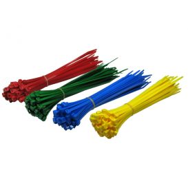 CMS Cables 200mm x 4.8mm Assorted Bag of Cable Ties - 200 Pack