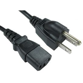 CMS Cables 2m US Plug to C13 Mains Lead