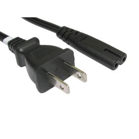 CMS Cables 2m US Plug to C7 Mains Lead