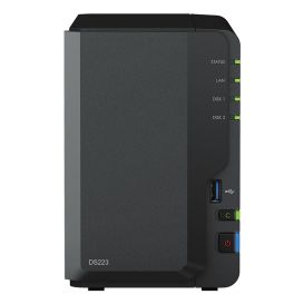 Synology DS223 2-bay Desktop + 2 x 12TB HAT3310