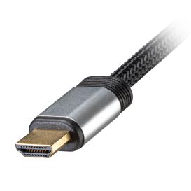 Cablenet 3m HDMI Ultra High Speed 2.1 M-M (8K@60Hz) Black Braid 30AWG Cable