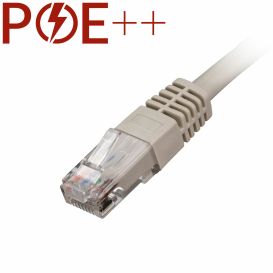 Cablenet 2.5m Cat6 RJ45 Grey U/UTP PVC 24AWG Flush Moulded Booted Patch Lead