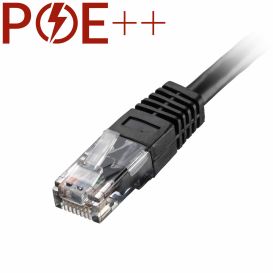 Cablenet 5m Cat6 RJ45 Black U/UTP PVC 24AWG Flush Moulded Booted Patch Lead