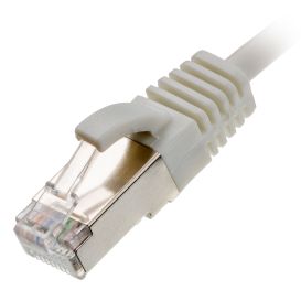Cablenet 0.5m Cat6 RJ45 White U/UTP LSOH 30AWG Slim Snagless Booted P/Lead