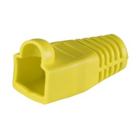 Cablenet RJ45 Cat6a Bubble Boot Yellow 6.5mm